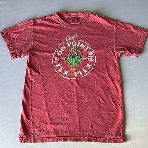 Comfort Colors Chuy’s On Point Tex-Mex T-Shirt Size Small
